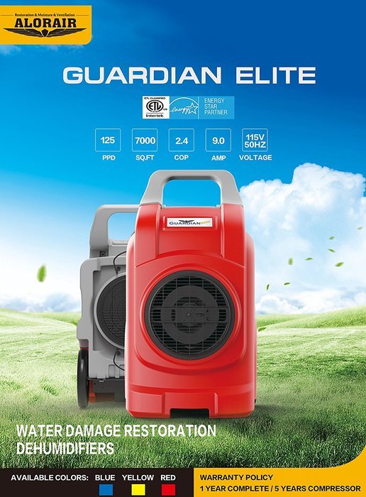 AlorAir Dehumidifiers for Water Damage Restoration Carpet Cleaning and Building Dryer 70-125 Pint (70)