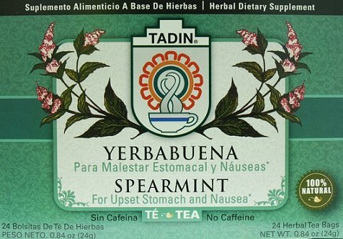 Tadin Spearmint Tea 24 Bags - Te De Yerbabuena