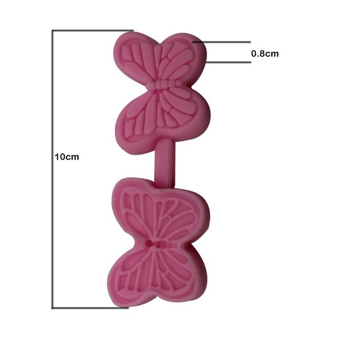 Joylive Diy 3d Butterfly Fondant Cake Chocolate Sugarcraft Mold Mould Cutter Silicone Tools Random Color N3