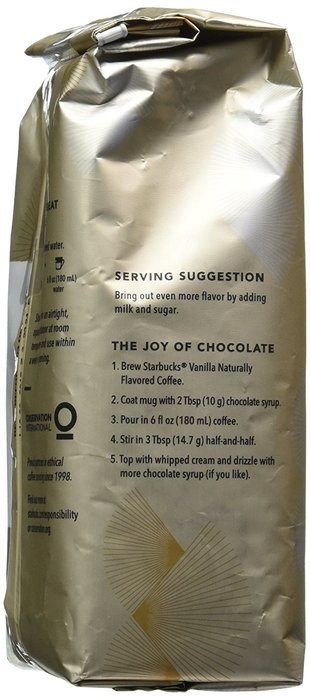 Starbucks Natural Fusions Vanilla Ground Coffee, 11 Ounce (Pack of 2)