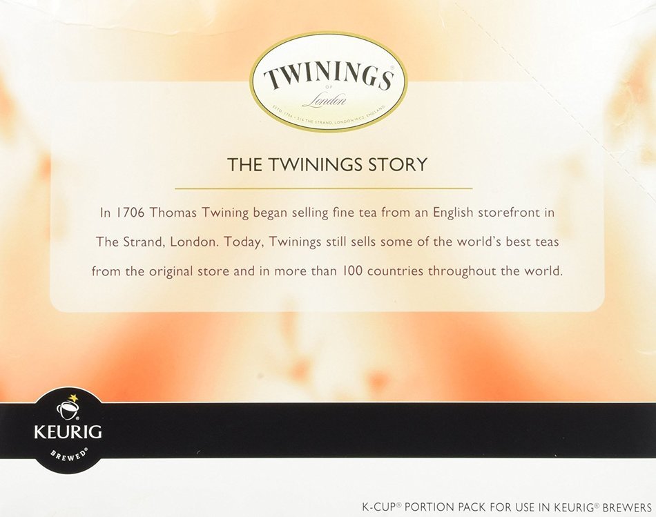 Twinings English Breakfast Tea, Keurig K-Cups, 24 Count N187