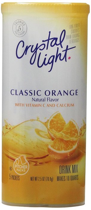 Crystal Light Green Tea Peach Mango Drink Mix (Makes 10-Quarts), 1.85 Ounce Canisters (Pack of 12) N20