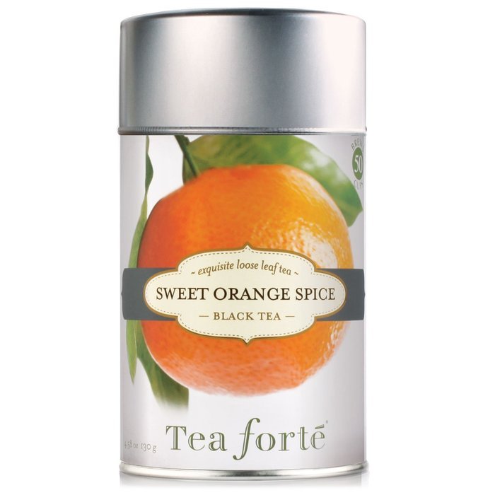 Tea Forte SWEET ORANGE SPICE Loose Leaf Black Tea, 3.5 Ounce Tea Tin N2
