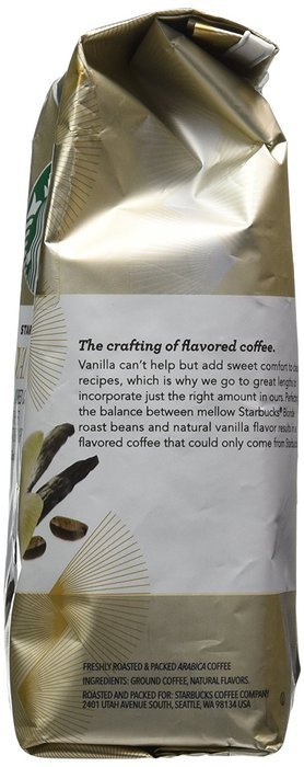 Starbucks Natural Fusions Vanilla Ground Coffee, 11 Ounce (Pack of 2) N3