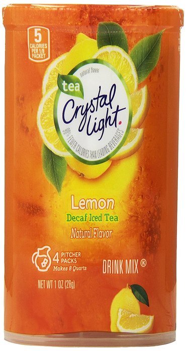 Crystal Light Green Tea Peach Mango Drink Mix (Makes 10-Quarts), 1.85 Ounce Canisters (Pack of 12) N31