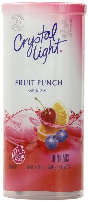 Crystal Light Green Tea Peach Mango Drink Mix (Makes 10-Quarts), 1.85 Ounce Canisters (Pack of 12) N35