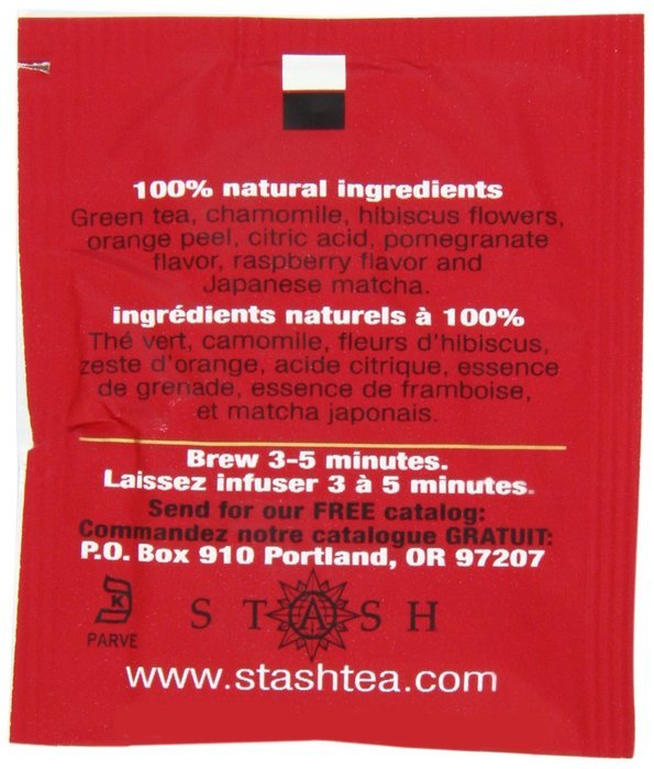 Stash Tea Premium Green Tea, 100 Count Box of Tea Bags in Foil N71