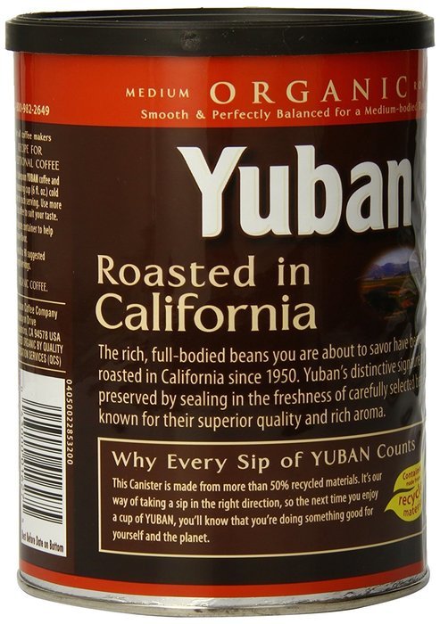 Yuban Medium Organic Ground Coffee, 11 Ounce N4