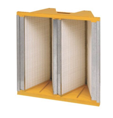 Filtration Group 41252 Titan FP 2V Mini-Pleat Air Filter, Wet Laid Micro-Fiberglass, Yellow/White, 11 MERV, Dual...