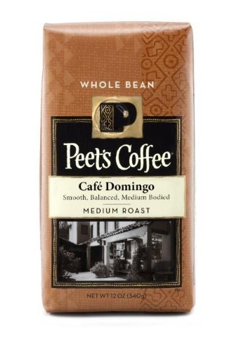 Peet's Coffee Cafe Domingo Blend, Whole Bean (Medium), 12 oz