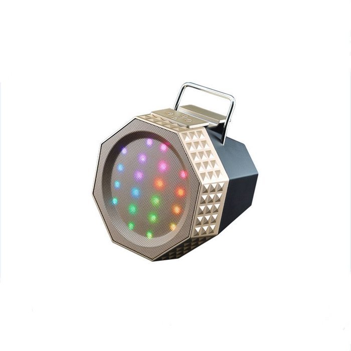Smileto Smart Portable Wireless Bluetooth Speaker With Colorful LED Light, 4.0 Stereo, Support U-disk TF card,... N6