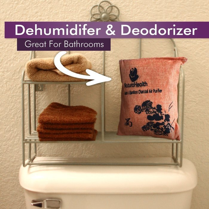 500g Organic Bamboo Charcoal Air Purifier Bag Deodorizer and Air Freshener Remove Odor and Control Moisture in...