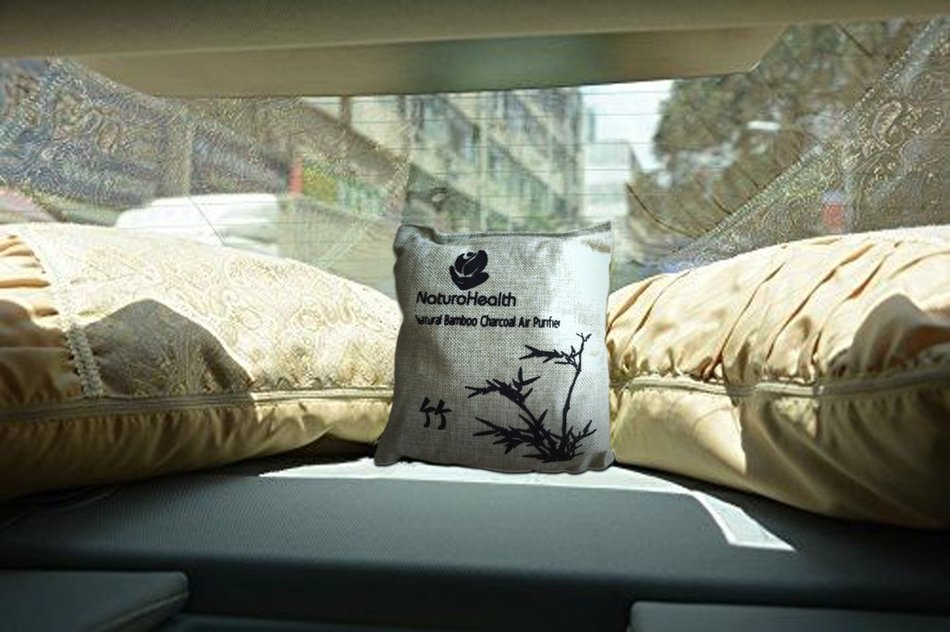 500g Organic Bamboo Charcoal Air Purifier Bag Deodorizer and Air Freshener Remove Odor and Control Moisture in... N2
