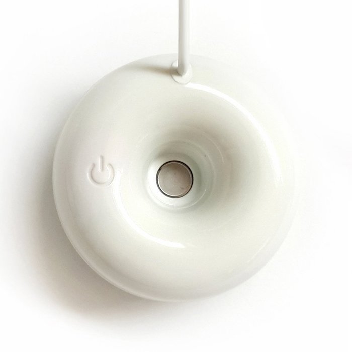 NEOTIZEN Fogring Personal Purifying Humidifier Diameter 2Inch X Height 1Inch Usb Line 60Inch White N3