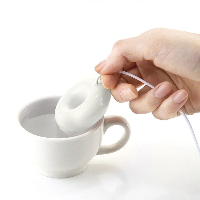 NEOTIZEN Fogring Personal Purifying Humidifier Diameter 2Inch X Height 1Inch Usb Line 60Inch White N4