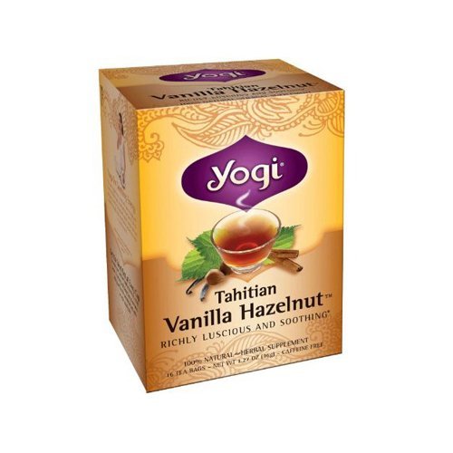 Yogi Teas Tahitian Vanilla Hazelnut Tea 16 Bags