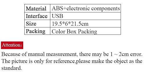 Summer Table USB Mini Fan For Home Office With 3 Rotary Vanes Desktop Electric Square Silent Rotate the Page Fan... N4