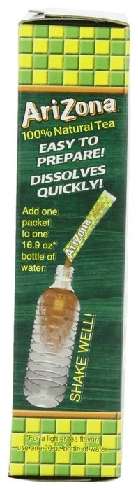 AriZona Lemon Iced Tea Iced Tea Stix Sugar Free, 0.7-Ounce Boxes (Pack of 6) N4