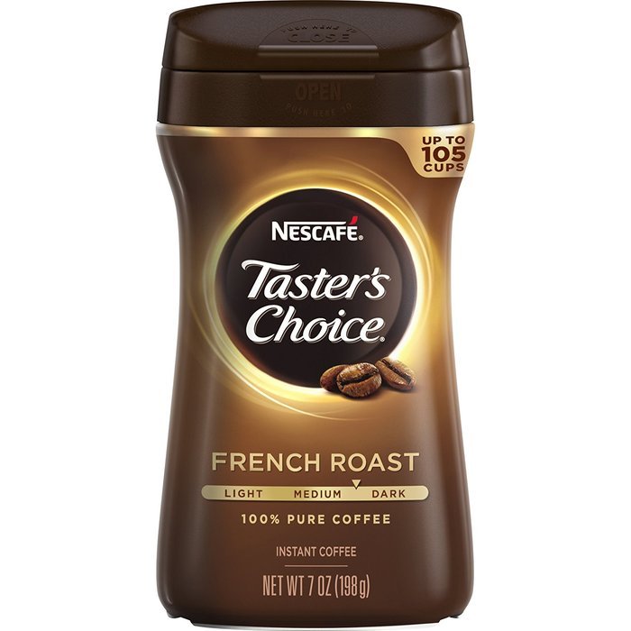 Nescafe Taster's Choice French Roast Instant Coffee, 7 Ounce Canister N11