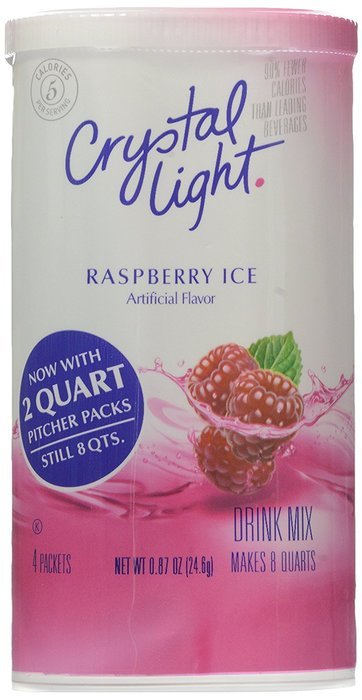 Crystal Light Green Tea Peach Mango Drink Mix (Makes 10-Quarts), 1.85 Ounce Canisters (Pack of 12) N46