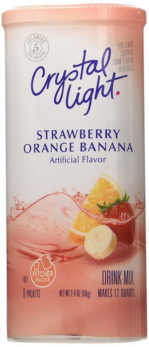 Crystal Light Green Tea Peach Mango Drink Mix (Makes 10-Quarts), 1.85 Ounce Canisters (Pack of 12) N49