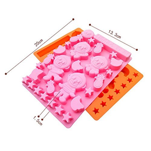 Bakeware Cake Decorating Small Monkey & Fruit Shape Silicone Cake Mold