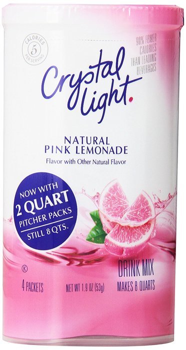 Crystal Light Green Tea Peach Mango Drink Mix (Makes 10-Quarts), 1.85 Ounce Canisters (Pack of 12) N52