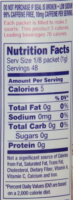 Crystal Light Green Tea Peach Mango Drink Mix (Makes 10-Quarts), 1.85 Ounce Canisters (Pack of 12) N58