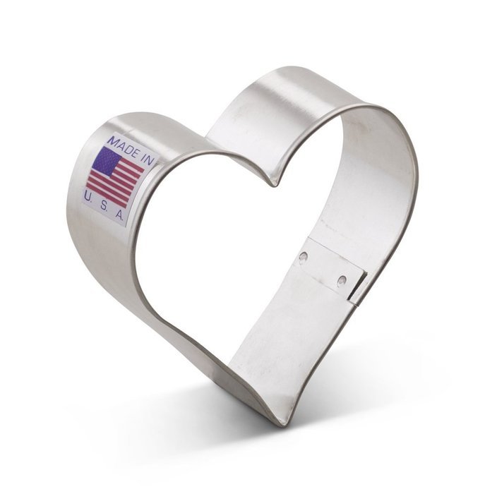 Ann Clark Heart Cookie Cutter - 2.5 Inches - Tin Plated Steel