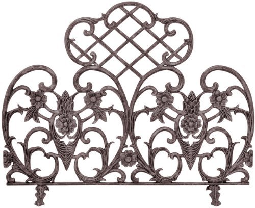 Uniflame, S-5812, Single Panel Bronze Finish Cast Aluminum Screen