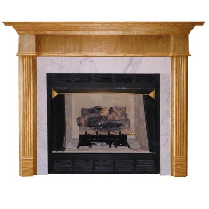 Agee Woodworks Jefferson Wood Fireplace Mantel Surround