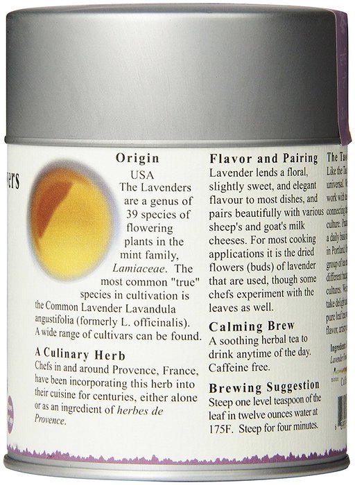 The Tao of Tea, Lavender Herbal Tea, Loose Leaf, 2.0 Ounce Tin N2