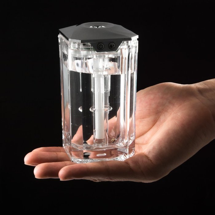 AGPtek Portable Mini Humidifier with Changing Color LED Crystal Glass for Ultrasonic Room, Bedrooms, Home and...