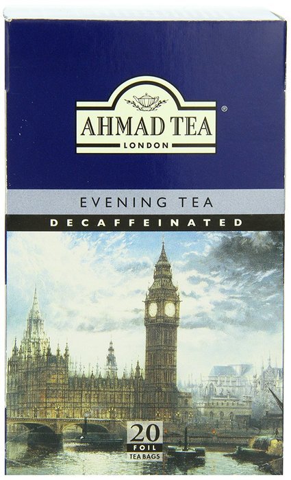 Ahmad Tea Decaffeinated Evening Tea, 20-Count Boxes (Pack of 6) N6