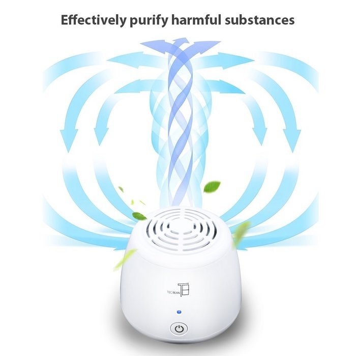 Ionic Air Purifier, USB Portable Air Ionizer Ozone Freshener Remove Cigarette Smoke, Odor Smell, Bacteria, Mini... N3