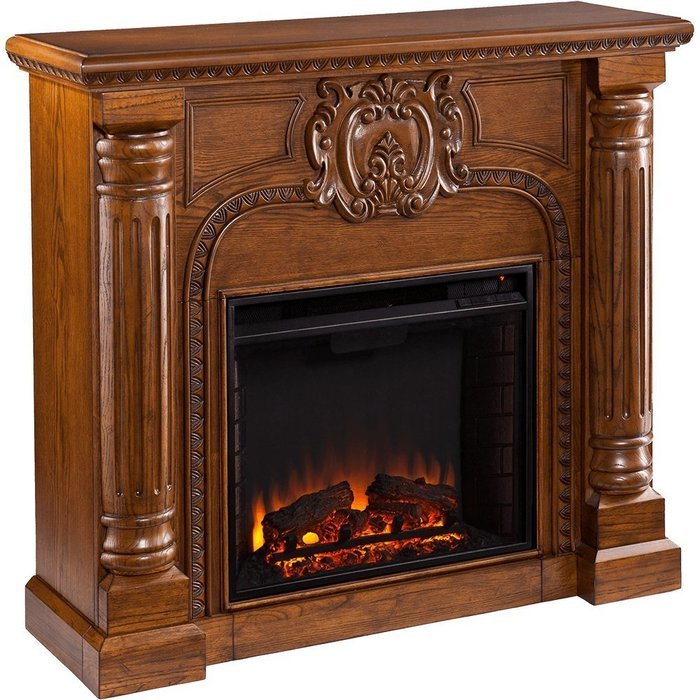 Holly and Martin Carino Electric Fireplace
