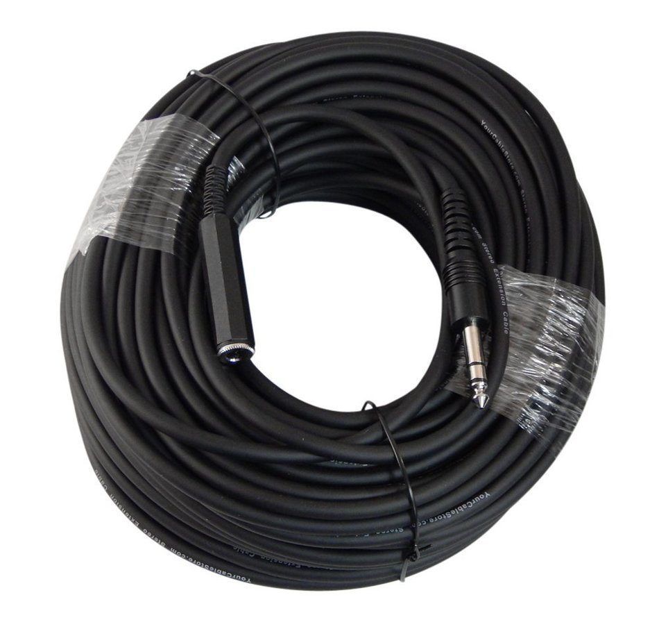 Your Cable Store 50 Foot 1/4" (6.3mm) Stereo Headphone Extension Cable