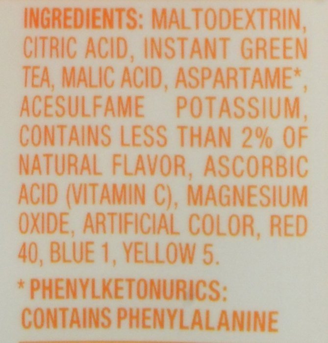 Crystal Light Green Tea Peach Mango Drink Mix (Makes 10-Quarts), 1.85 Ounce Canisters (Pack of 12) N68