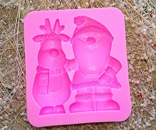 Design 264 Christmas Theme Silicone 3D Fondant Cake Mold ,Cake Decoration Tool,Silicone Soap Mold N2
