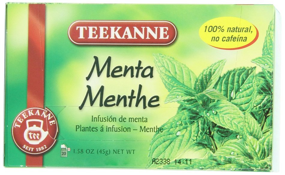 Teekanne Tea, Peppermint Herb, 20-Count (Pack of 5) N5