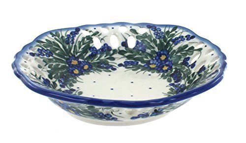 Polish Pottery Hyacinth Small Fruit Dish
