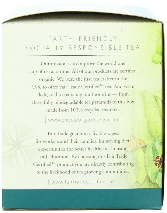 Choice Organic Whole Leaf Organics Sweet Liquorice Mint Tea Pyramids, 15-Count, 0.95-Ounce Boxes (Pack of 3) N14