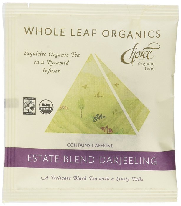 Choice Organic Whole Leaf Organics Sweet Liquorice Mint Tea Pyramids, 15-Count, 0.95-Ounce Boxes (Pack of 3) N18