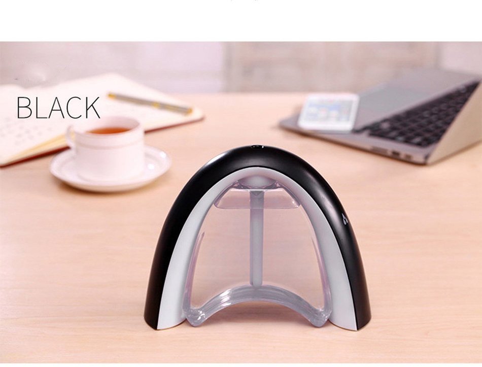 400ml USB Ultrasonic Humidifier 5 LED Light Changing Air Purifier Mist Maker Atomizer with Rewritable Board 8... N6