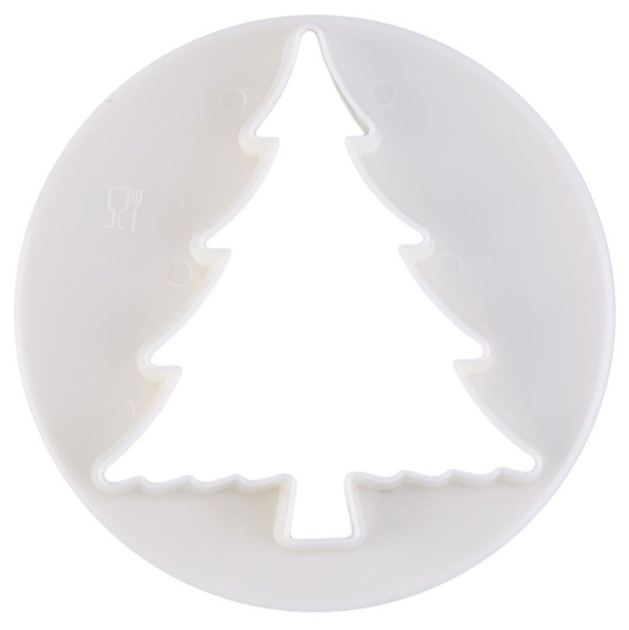 BleuMoo Christmas Tree Fondant Silicone Mould Icing Cake Decor Sugarcraft Mold N6