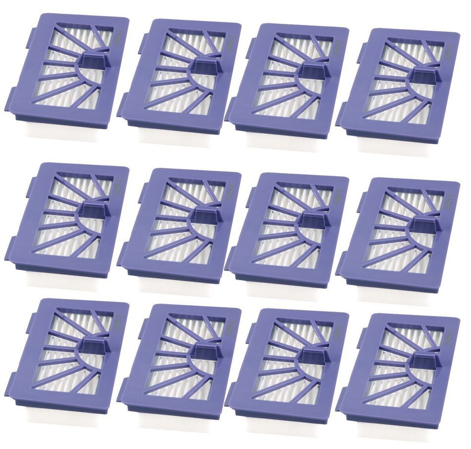 12 pack Filter for Neato 945-0048 XV-21 XV Signature XV Signature Pro XV-11 XV-12 945-0048 XV-15 Vacuum Cleaner...