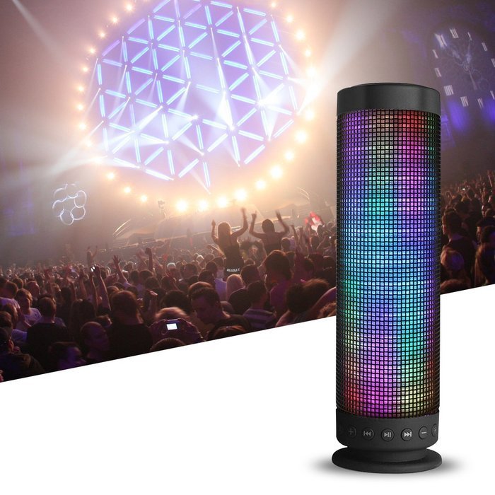 Bluetooth Speakers, PIXNOR Portable Bluetooth Speakers, Powerful Led Bluetooth Speaker Wireless 4.0 Stereo with... N3