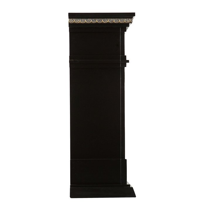 Donovan Electric Fireplace - Black