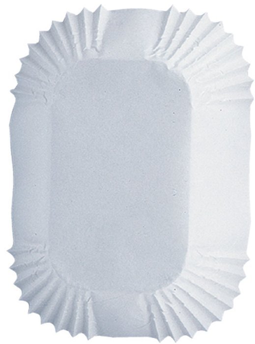 Petite Loaf Cups-White 50/Pkg 1.25"X3.25"