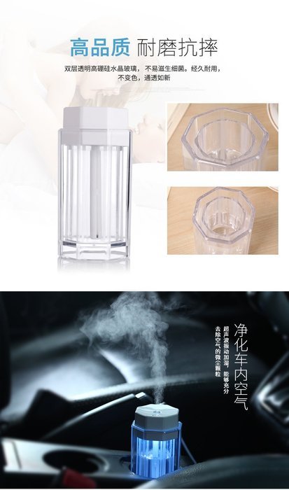 SunKinFon SKF-BH-02 USB Interface humidifier home office Mini aromatherapy colorful LED Delicate night light bulb... N5
